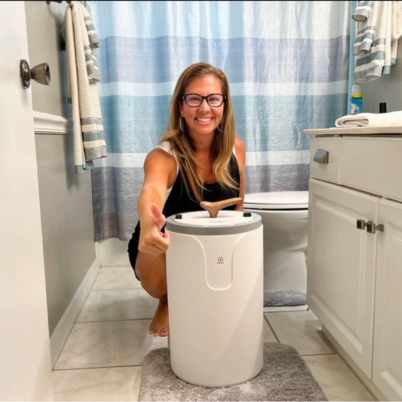 20 L Towel warmer with faux wood handle - Picture 3 of 6